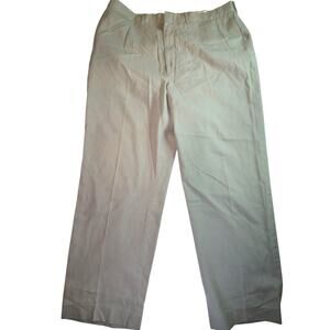 Reed St James Men's Pleated Front Dress Pants Size 40 x 30 Beige